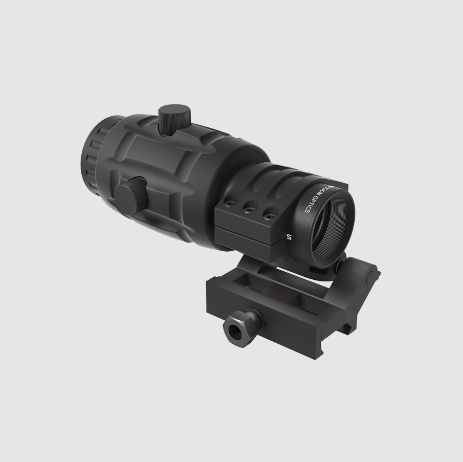 Vector Optics Maverick 3x26 Magnifier – Rugged 3x Steel Mount
