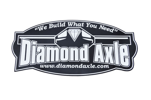 Diamond Axle" are written in bold, white font beneath the diamond shape.