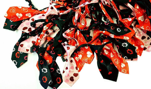 Cozymo Silk Neckties - Small Happy Love 