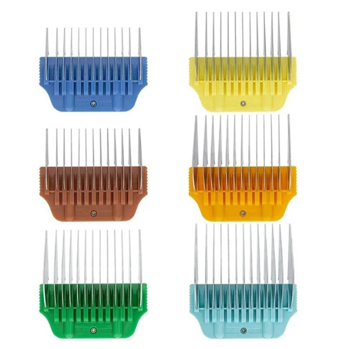  Zolitta Wide Clipper Combs - Set of 6 