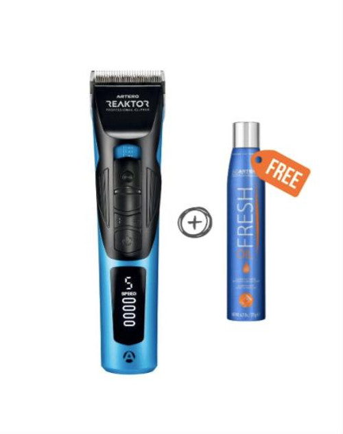  Artero Reaktor Professional Grooming Clipper (M658) with Free Oil Fresh 