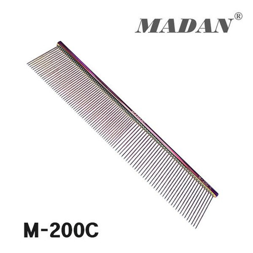 Madan M-200C Copper Grooming Comb – Extra Long Pins Madan M-200C Copper Grooming Comb – Extra Long Pins
