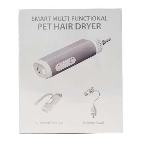 Product shot of the smart multi-functional pet hair dryer Product shot of the smart multi-functional pet hair dryer