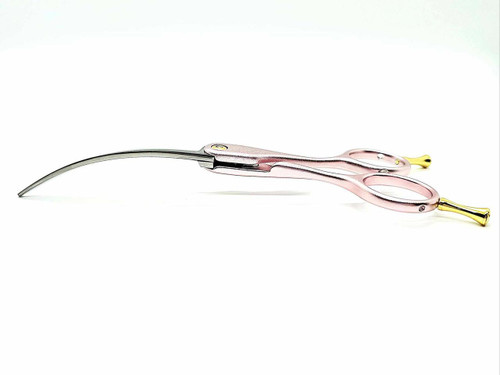  Zolitta Colibri Super Curved Scissors Pink 6.5" 