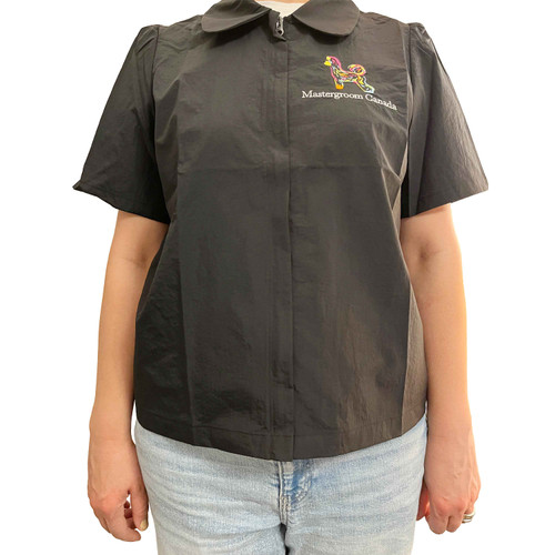 Maltias Mastergroom Short Sleeve Blouse - Black
