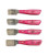  Sophia Set of 4 Stripping Knives - Pink 