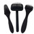 Chris Christensen Top Cat Slicker Brushes, black slicker brushes for grooming cats with fine metal bristles and ergonomic handles.