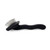 Chris Christensen Top Cat Slicker Brushes, black grooming brush with metal bristles and ergonomic handle for cats and pets.