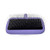 Chris Christensen Karben Slicker Brush - Lavender, a purple slicker brush with metal bristles designed for grooming pets.