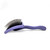Chris Christensen Karben Slicker Brush - Lavender, lavender-colored slicker brush with black bristles and ergonomic handle for grooming pets.