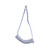 Jigsew Belly Band 5/8", light blue adjustable belly band with a soft fabric covering and metal chains for fit adjustment.