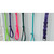 Jigsew 1" Biothane Extender, colorful adjustable pet collar extenders hanging on a display rack.
