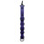 Jigsew 1" Biothane Extender, purple Biothane dog collar with black metal hardware and D-rings for training and control.