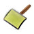 Artero Maya – Curved Slicker Brush File Pin, grooming tool with a curved metal surface filled with fine metal pins and a wooden handle for pet grooming and detangling.