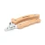 Artero Luna Ergo Nail Clipper Without Spring, stainless steel and wooden handle design for easy grooming.