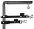 Xylo Noir GrooMate Stabilizer Loop - Groomer's Helper, professional grooming tool with adjustable straps and metal hooks.