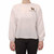 Maltias Mastergroom Long Sleeve Blouse — White, white long sleeve blouse with embroidered logo on the chest featuring a colorful dog and text.
