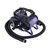 K-9 Dryers K-9 III HIGH VELOCITY BLOW DRYER - 2 SPEED, portable high speed dog blower with a purple body and black attachments for professional grooming or pet drying.