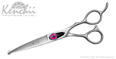 Dog Grooming Shears 6.5" Face Paw Ball Tip CURVED