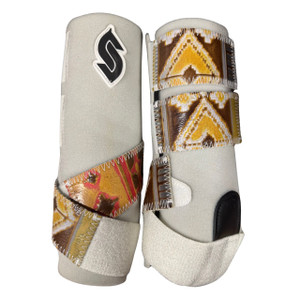 RTS Front Medium Sports Support in White with L78 Arizona Navajo RTS Front Medium Sports Support in White with L78 Arizona Navajo