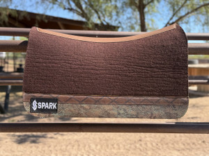*RTS* Freedom  Fit 3/4" Chocolate w/ L83 Turquoise Brown Sedona & L81 Rustic Diamond Tan Leathers