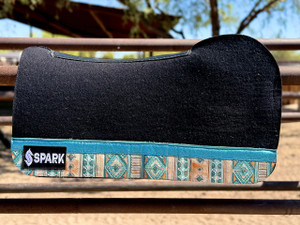 *RTS* Liberty Fit 3/4" Black w/ L79 Terracotta Navajo & L52 Metallic Turquoise Rio