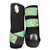RTS Front Large Sports Support in Black with L18 Turquoise Aztec