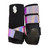 RTS Front Medium Sports Support in Black with Pink Opal