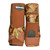 RTS LTD ED LOGO Front Medium Sports Support in Chestnut with Brandy Laredo