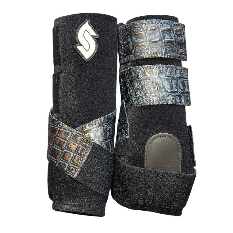 RTS Front Medium Sports Support in Black with L94 Oxford Gator