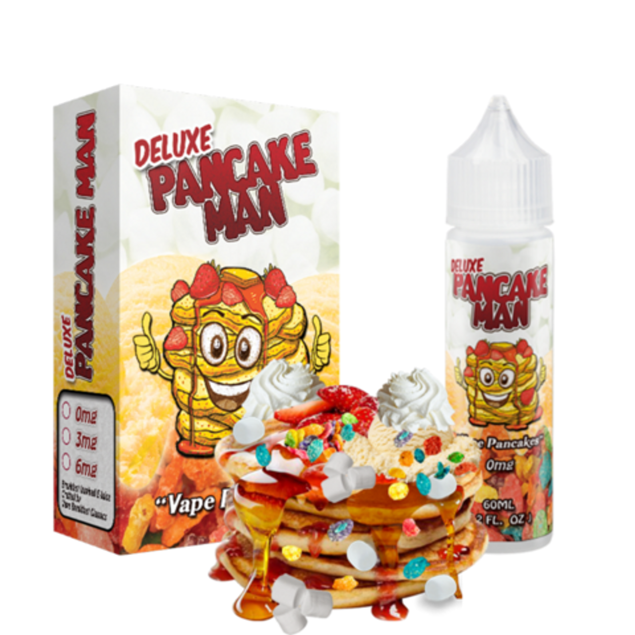 Pancake Man Deluxe E Liquid background