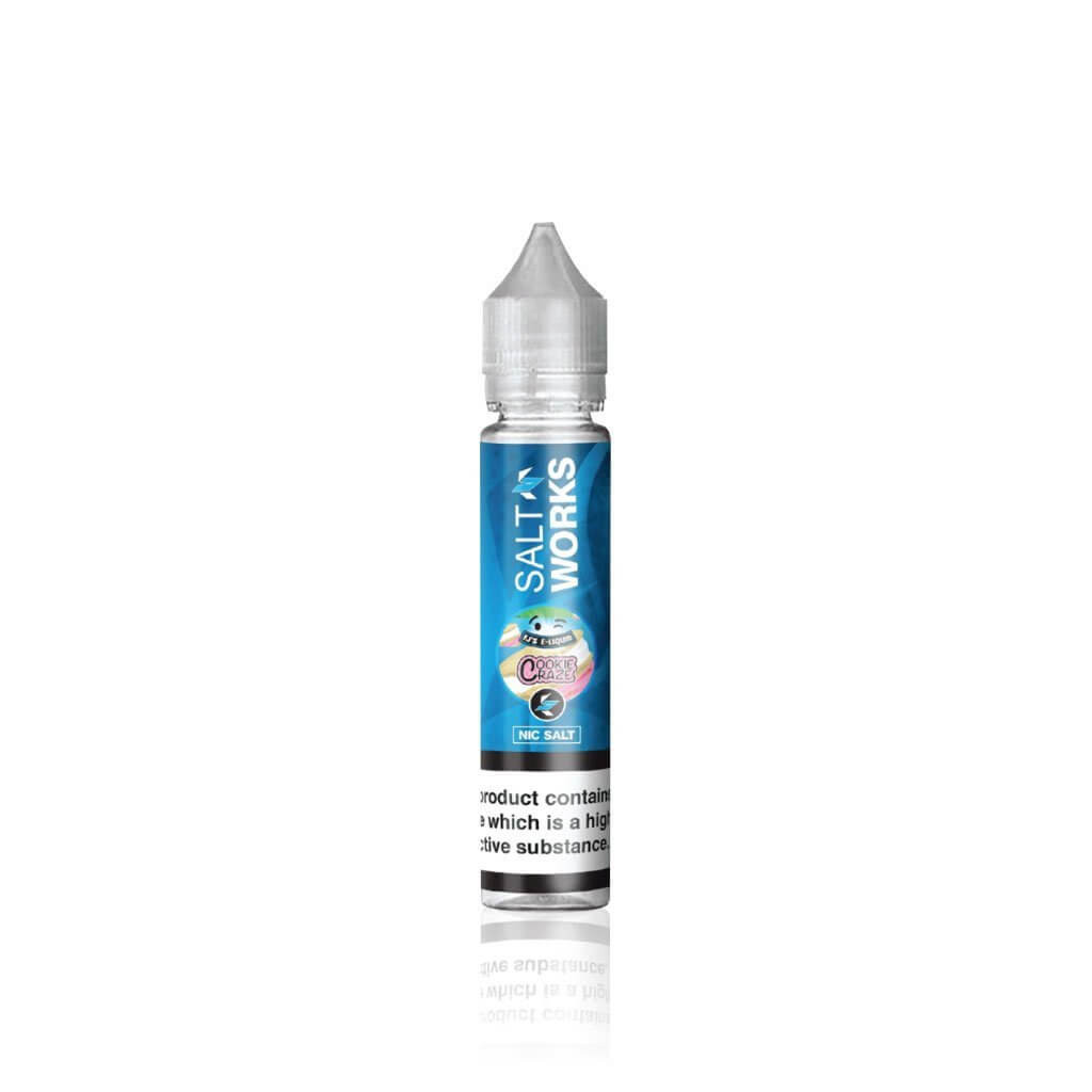 Salt Works Cookie Craze Ejuice Reviews Crazy Cookie 50ML - Nova - Grossiste E  Liquide Salt Works Cookie Craze Ejuice Menu Australia