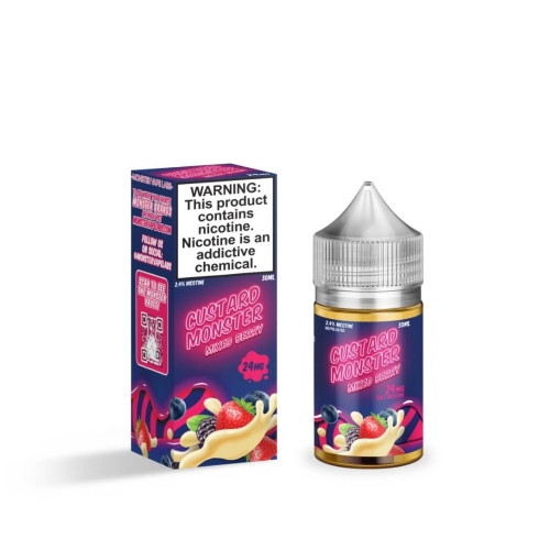 Custard Monster Salt E-Liquid - Mixed Berry - 30ml