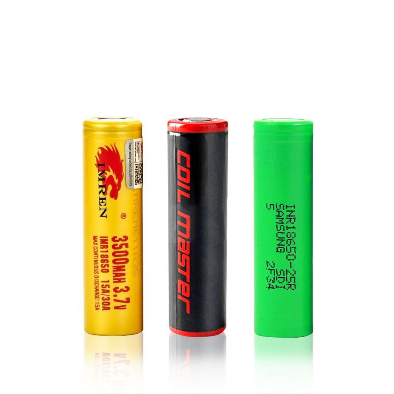 18650 Batteries background