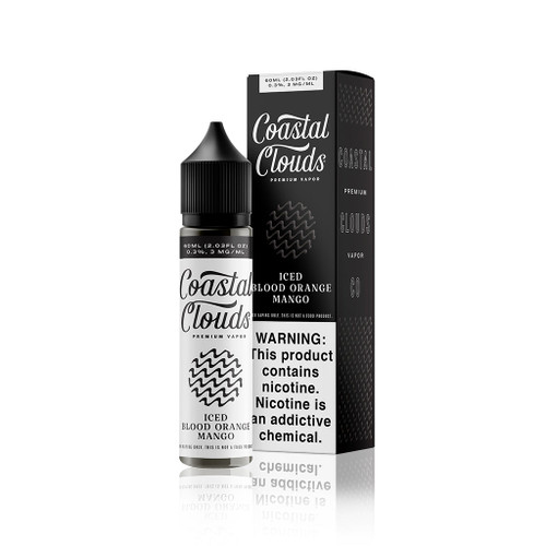 Costal Clouds Iced Blood Orange Mango (Snow Cone) E-Liquid background