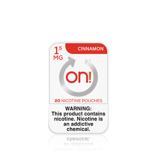 Cinnamon by On! Nicotine Pouches background