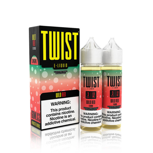 Lemon Twist E-Liquid - Wild Red 2 60ML BOTTLES AND BOX background