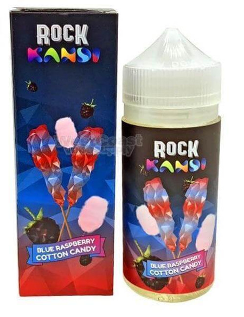 Blue Raspberry Cotton Candy Rock Kandi 100ml - Rock Kandi - E Juice - Breazy