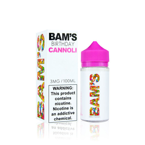 Bam’s Cannoli E-Liquid - Birthday Cannoli - 100ml main