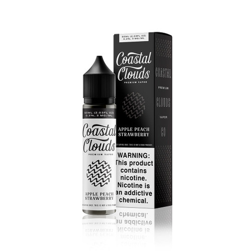 Coastal Clouds E-Liquid - Apple Peach Strawberry - Sweets main