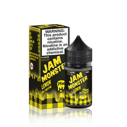 Jam Monster Salt E-Liquid - Lemon - 30ml background