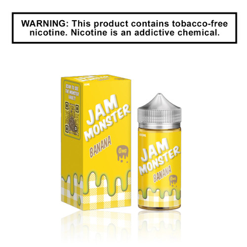 Banana - Jam Monster Nicotine E Liquid main