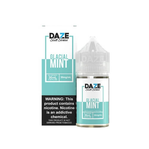 7 Daze Salt Series - Glacial Mint E-Liquid 30ml background