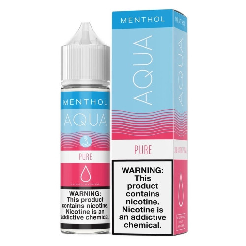 Aqua E-Liquid - Pure Menthol 60ml background