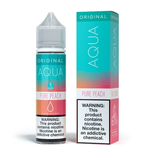 Aqua E-Liquid - Pure Peach 60ml background