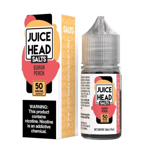 Juice Head Salt E-Liquid - Guava Peach 30ml