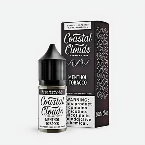 Coastal-Clouds-Salt-Menthol-Tobacco-E-Liquid-30ml background