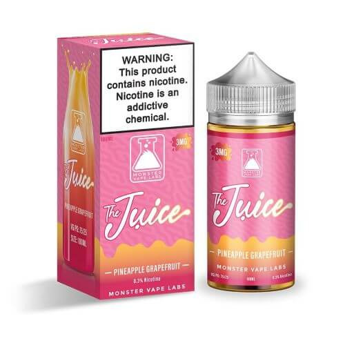 The Juice Pineapple Grapefruit E-Liquid 100ml background