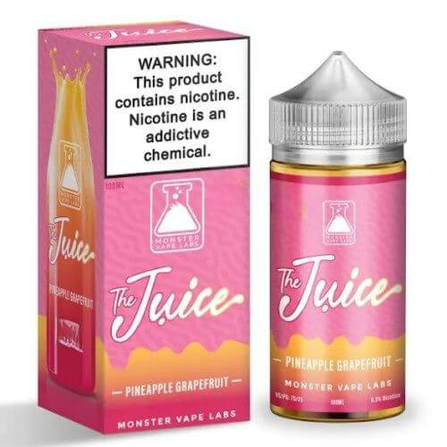The Juice Salt Pineapple Grapefruit E-Liquid 30ml background