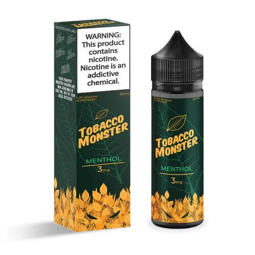 Tobacco Monster Menthol Tobacco E-Liquid 100ml background